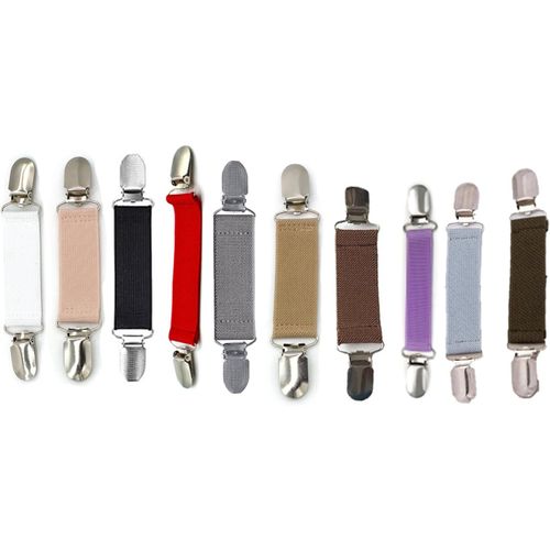 Kjdal-10 Pièces Dress Clip Pinces,Pinces À Cardigan,Shawl Clip,Accessoires Idéaux Pour Pulls,Jupes,Tricots,Chemises,Écharpes Et Châles Pour Mieux Sécuriser Vos Vêtements(13.5 * 2cm)