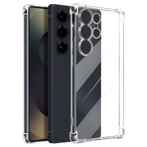 Coque Antichoc pour Samsung Galaxy S25 Ultra Coins Renforcés Mayaxess Transparent