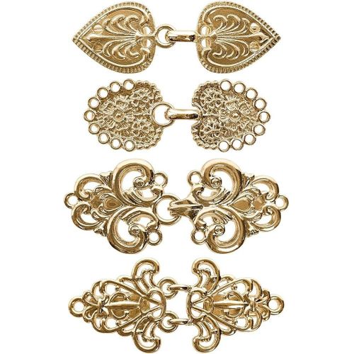 Kjdal-Pull Rétro Tourbillon Clip Cape Clip Rétro Pull Écharpe Clip Rétro Écharpe Clip Créatif Creux Foulard En Soie Boucle Robe Chemise Bouton Clip Accessoires De Mode,Universal,Acrylique