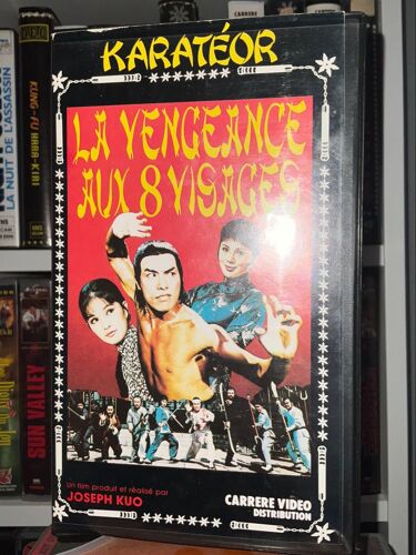 Vhs La;Béa Grande Aux 8 Visages Joseph Kuo Kung Fu Karaté Hk Video Karateor 