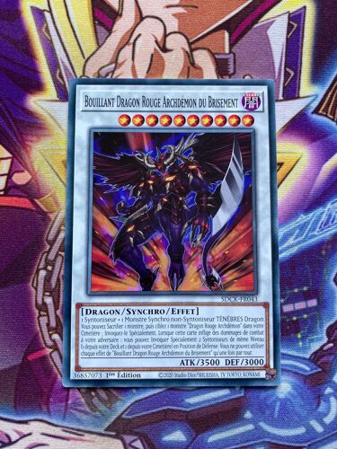 Yu Gi Oh Sdck Fr043 Bouillant Dragon Rouge Archdémon Du Brisement