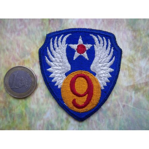 Écusson Patch Us 9th Air Force Usaaf Brodé Wwii - Insigne Repro !