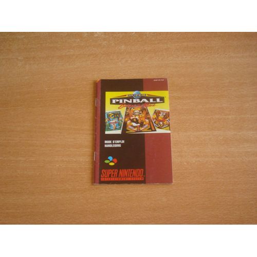 Notice Super Pinball (Super Nintendo)