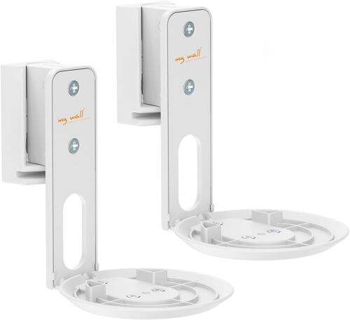 My Wall Sonos Era100 Hs40Wl Lot De 2 Supports Muraux Pour Sonos Era100, Inclinable, Pivotant, Peu Encombrant, Parfaitement Réglable, Support Sonos Avec Gestion Des Câbles