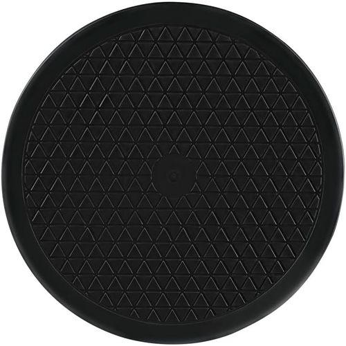 Plateau Tournant Universel 30Cm (Plateau Rond Rotatif 360° Multifonction, Taille L, Supporte 80 Kg, Idéal Pour Tv, Enceintes, Ecrans, Plantes, Ustensiles De Cuisine, Modelisme) Noir