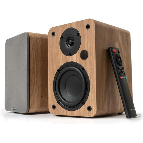A4 Arc Enceintes Monitoring Active Avec Woofer 4"", Bluetooth 5.0, Hdmi Arc, Optique, Rca, Usb, Sortie Subwoofer, Haut Parleur De Pc Au Design Élégant, Couleur Noire