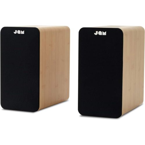 CLICKSELL-Enceintes Bibliothèque Bluetooth ¿ Compacte, Alimentée Par Batterie, Entrée Aux, Enceintes Platine Sans Fil, Haut-Parleurs 4 Po, Amplificateurs Hte Définition, Basses, Meilleure Acoustique