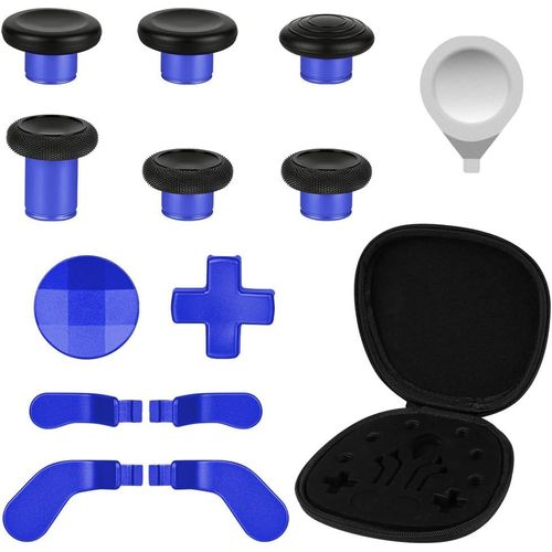 13 En 1 Metal Thumbsticks,Joysticks Avec D-Pad Bouton Palettes Magnétiques Métal,Pour Xbox One Elite/Elite Series 2 Core Manette,Bouton De Remplacement Pour Xbox One Elite Series 2