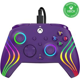 Xbox Manette Filaire Afterglow Wave Violette