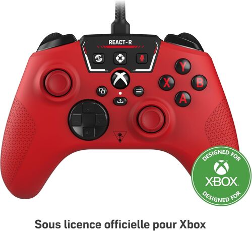 React-R Controller Rouge - Xbox Series X|S, Xbox One And Pc