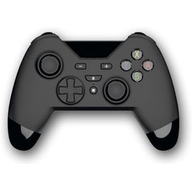 Wx4 - Manette Bluetooth Sans Fil Pour Nintendo Switch - Manette Compacte Pour Switch/Switch Lite/Pc - Vibrations - Autonomie 12 Heures Avec Led Niveau De Batterie - Couleur Noir