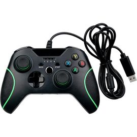 Wired Usb Controller Joystick Gamepad Pour Microsoft Xbox One/Xbox One S/Windows Ordinateur Portable Pc Couleur Noir
