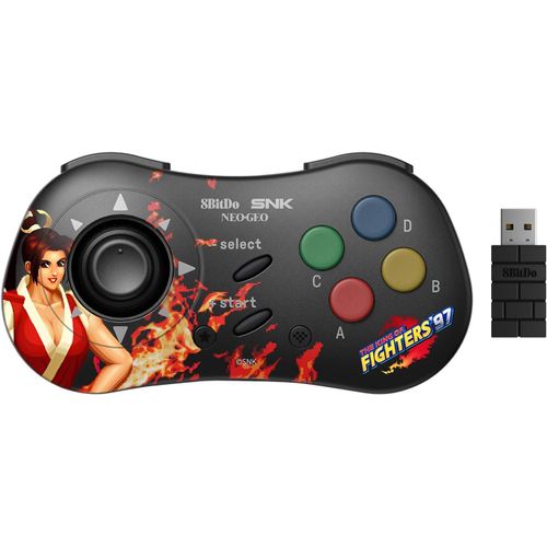 Manette Mai Shiranui Bluetooth Style Snk Neo Geo Cd - Compatible Pc Windows,Android & Neo Geo Mini