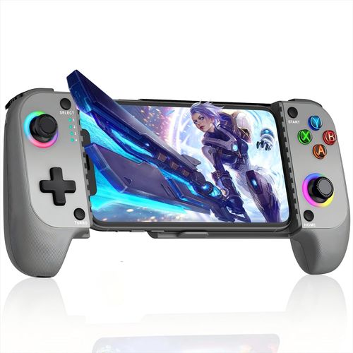 Manette De Téléphone Pour Android Et Iphone, Manette De Jeu Mobile Avec Effet Hall, Manette De Jeu Sans Fil Pour Xbox Cloud/Steam Link/Geforce Now/Mfi Apple Arcade-Call Of Duty, Roblox