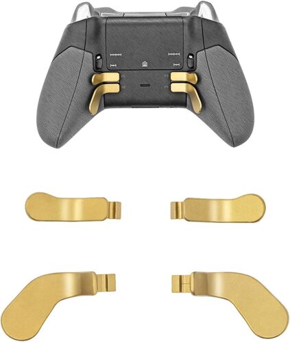 Lot De 4 Palettes De Déclenchement Pour Xbox One Elite/Elite Series 2, Accessoires De Manette Haute Performance, Compatibles Avec Xbox One Elite/Elite Series 2(Or)