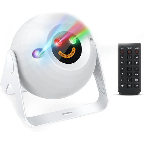 Boule Disco Sans Fil Portable - Rotation À 360° - Avec Télécommande - Lumière Dj Pour Fête D'Anniversaire, Karaoké, Fête De Famille