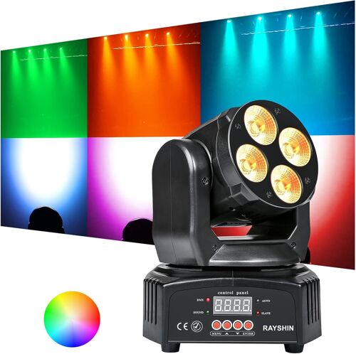 50w Rgbwa/Uv 6 En 1 Professional Mini Moving Head Éclairage De Scène Pour Dj Disco Restaurant Club Mariage Home Party