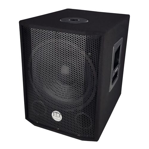 Caisson bi-amplifié 600W - BM Sonic 1208-SOLO - Fonction USB Bluetooth, Boomer 30cm 12" - Réglages séparés graves et aigus