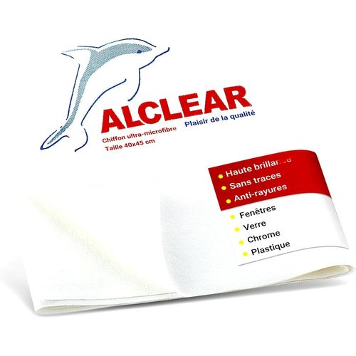 TIANYI-France 950001FI Chiffon microfibre Ultra pour fenêtres (40 x 45 cm) blanc, produit de qualité allemande