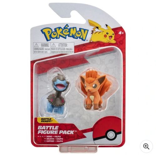 Pokémon Battle Action Figure 2 Pack - Vulpix & Deino