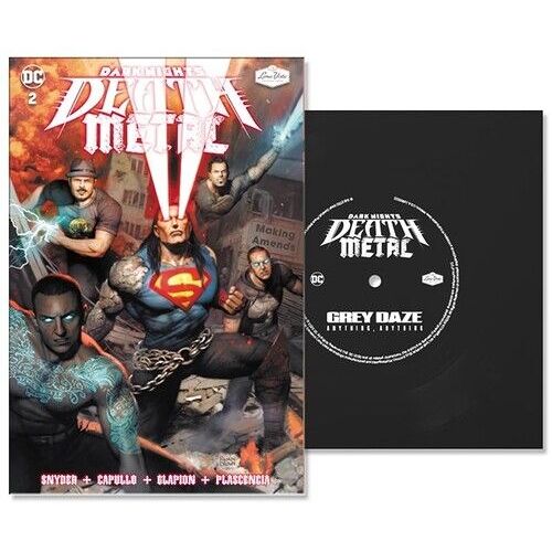 Grey Daze - Anything, Anything (Dc - Dark Nights: Death Metal Version) [7-Inch Single] Colored Vinyl, Comic Book, Ltd Ed, Red, Indie Exclusive, Flex-Disc