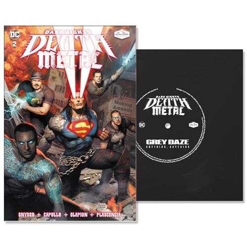 Grey Daze - Anything, Anything (Dc - Dark Nights: Death Metal Version) [7-Inch Single] Colored Vinyl, Comic Book, Ltd Ed, Red, Indie Exclusive, Flex-Disc
