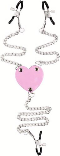 Kal-Pince Teton Pour Femme Pinces À Clitoris Réglables Avec Chaîne Extreme Bdsm Sex Toys Pinces À Mamelons Pour Couples Adultes (Pink)