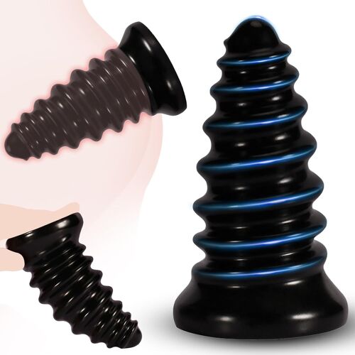 Kal-Plug Anal En Forme De Vis, Plug Anal Sex Toys Femme Gode Plug, Gode Anale Butt Plug Anals Jouet Sexualité, Prostate Homme Dildo Pour Homme Femme (Noir, S)