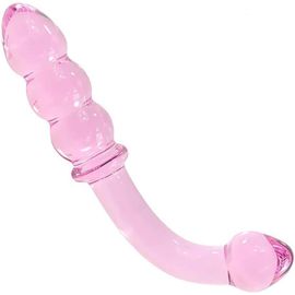 Gode En Verre-Double Gode Anal-Plug Anal-Massage-Point G-Stimulation-Jouet Sexuel Pour Hommes Et Femmes-Masturbation