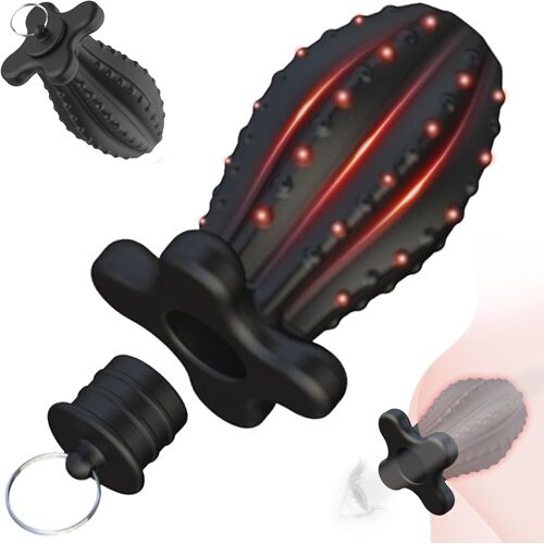 Kal-Plug Anal Creux, Apparence Du Cactu, Sex Toýs Couple Plug Anale, Dilatateur Anal Butt Plug Femme Gode Plug, Prostate Homme Dildo Sextoys Plug, Expansion Du Vagin Jouets Sexuels (Xl)