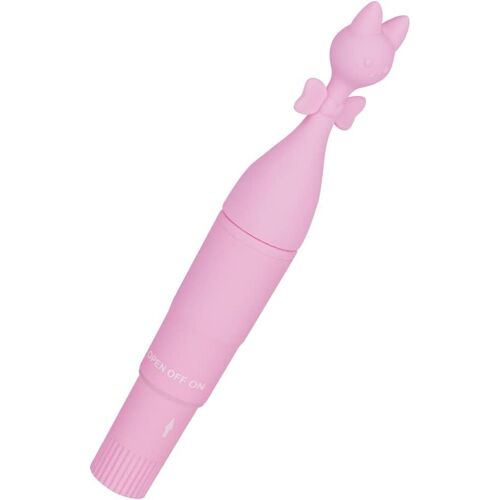 Kal-, Vibromasseur, 'vibromasseur En Forme De Chat, 16,3 Cm', Étanche, Avec Poignée, Silicone Doux Pour La Peau