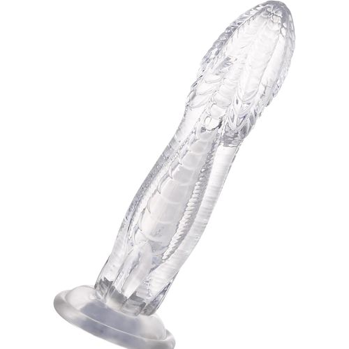 Kal-25.4 Cm Xxl Huge Realistic Dildo,Snake Animal Dildos Avec Ventouse Puissante,Thick Anal Adult Sex Toys For Women/Means Couple,Large Clear Penis Dong For Vaginal G-Point
