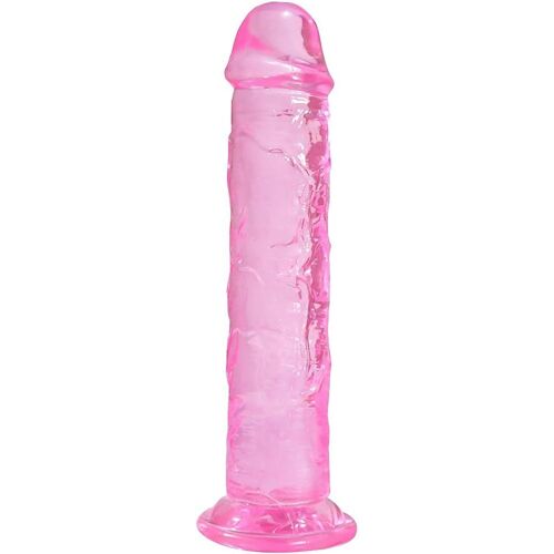 Kal-Dildos Gelee Realistischer Dildo Crystal Jellies Mit Starker Saugnapfbasis, Sexspielzeug For Erwachsene For Frauen Pink