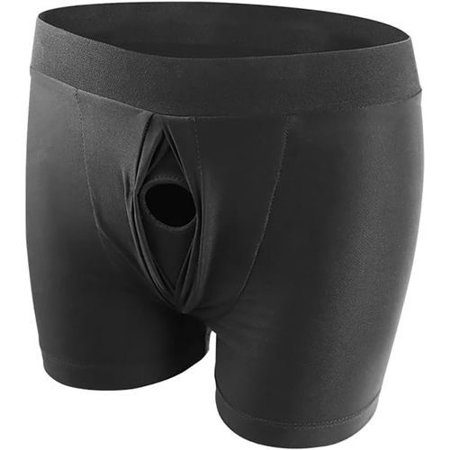Kal-Harnais Strap-On Pour Femmes ¿ Boxer En Coton Avec Dildo Silicone Pour Couples