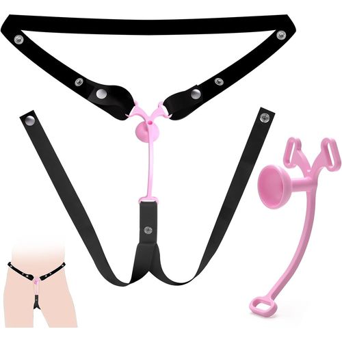 Kalanka-Cages De Chasteté Avec Chastity Belt, Sissy Sex Toy Chastity Cage Pour Empêcher L'érection, Homme Cock Bondage Bdsm Sex Toys (Rose, Long)