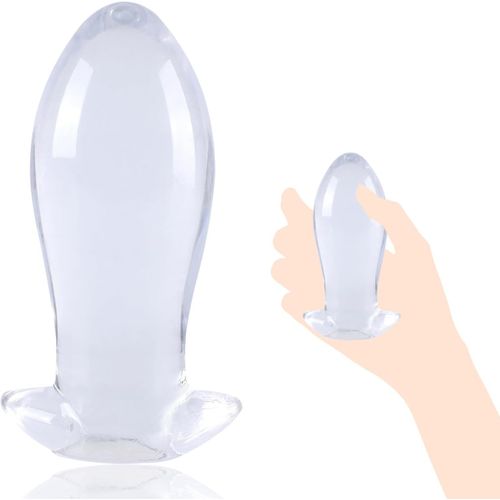 Kal-4 Tailles De Plugs Anaux Transparents, Plug Anal Lavable Masseur Prostate Jouets Sexuels Anaux Pour Couples (M)