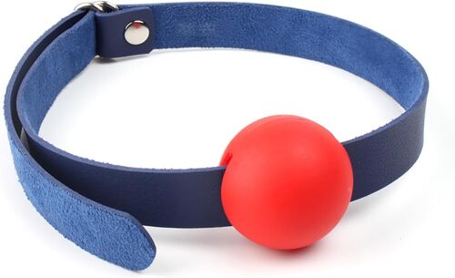 Kal-Baillon En Cuir Peluche Attaches Réglables Ballgag En Bdsm Sex Toys Bâillon De Bouche Pour Femmes Couples Sm Jeux Sex Toys