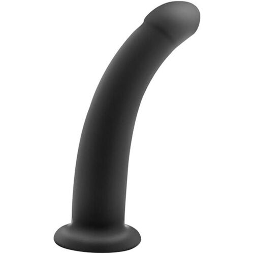 Gode Réaliste,Gode En Silicone Noir Et Plug Anal Avec Ventouse Pour Jeu Mains Libres,Jeu Vaginal Anal De La Prostate Pour Jouet Sexuel Adulte Fabriqué En Matériau Sans Danger Pour Le Corps (M)