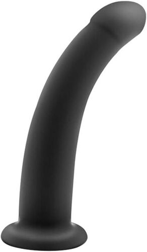 Gode Réaliste,Gode En Silicone Noir Et Plug Anal Avec Ventouse Pour Jeu Mains Libres,Jeu Vaginal Anal De La Prostate Pour Jouet Sexuel Adulte Fabriqué En Matériau Sans Danger Pour Le Corps (M)