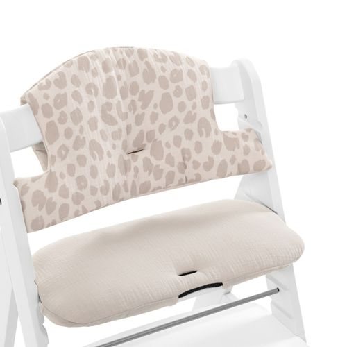 Coussin Chaise Haute Hauck Select - Muslin Leo Natural