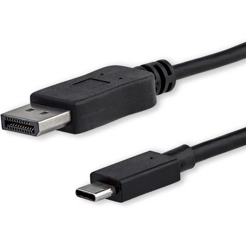KAL-.Com Câble Adaptateur Usb-C Vers Displayport 1.2 4K 60Hz 1M - Câble Usb C Vers Dp - Hbr2 - Câble Vidéo Usb Type-C Dp Alt Mode Vers Moniteur Dp - Thunderbolt 3 - Noir (Cdp2Dpmm1Mb)