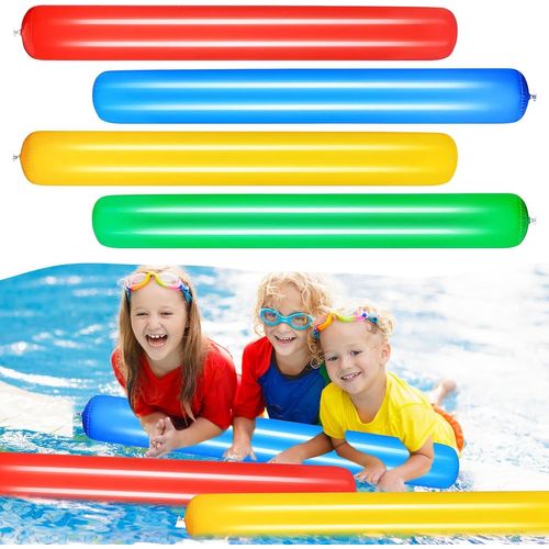 Kal-Nouille De Piscine, Gonflable, Pour Le Bain Ou L'aquasport, Barre De Natation, Durable, Creuse, Jouet Pour Enfants Et Adultes
