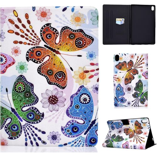 KAL-Coque Pour Lenovo Tab P11/ Tab P11 Plus 2021 (Tb-J606F/J606L/J607), Étui De Protection Smart Cover Housse Etui Cuir Automatique Veille/Réveil Pour Lenovo Tab P11 2021 11"", Grand Papillon