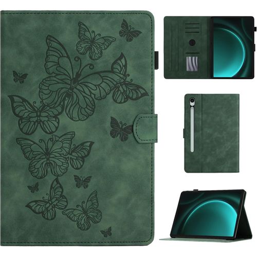 Kal-Coque Pour Samsung Galaxy Tab S10 Fe 10.9 Pouces 2025/ S9 Fe 10,9 Pouces/S9 11 Pouces 2023 Étui De Protection Case Tablette Housse Avec S Pen Porte-Stylet Pour Samsung Tab S10 Fe/S9 Fe/S9, Vert