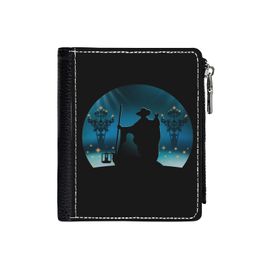 Portefeuille Le Fantôme de l'Opéra=50 Compact en Simili-Cuir PU Porte-Cartes Fermeture Éclair Homme Femme