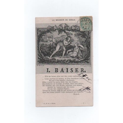 Le Chevalier Dorat: Poème Érotique " La Moisson De Vénus" -Gravure: De Longueil D'après Charles Eisen.