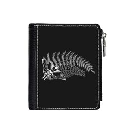 Portefeuille Tatouage inspiré d'Ellie, The Last Of Us- Blanc=48 Compact en Simili-Cuir PU Porte-Cartes Fermeture Éclair Homme Femme A