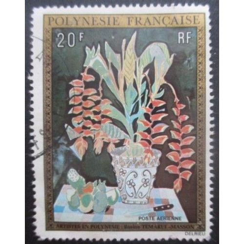 Polynesie Francaise Poste Aérienne N°84 Tableau Oblitéré