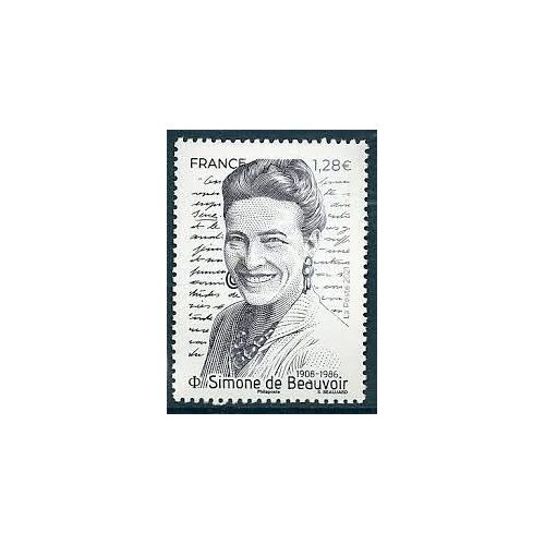 Simone De Beauvoir Romancière Année 2021 N° 5474 Yvert Et Tellier Luxe