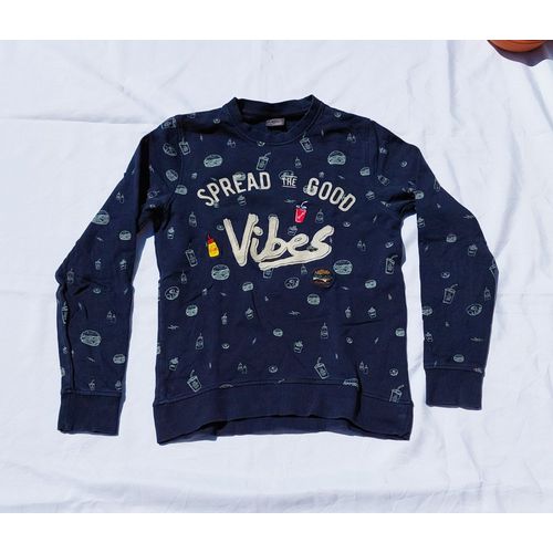 Sweat Femme À Message Spread The Good Vibes Taille S Marque Jack & Jones